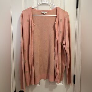 Loft Button sUp Cardigan